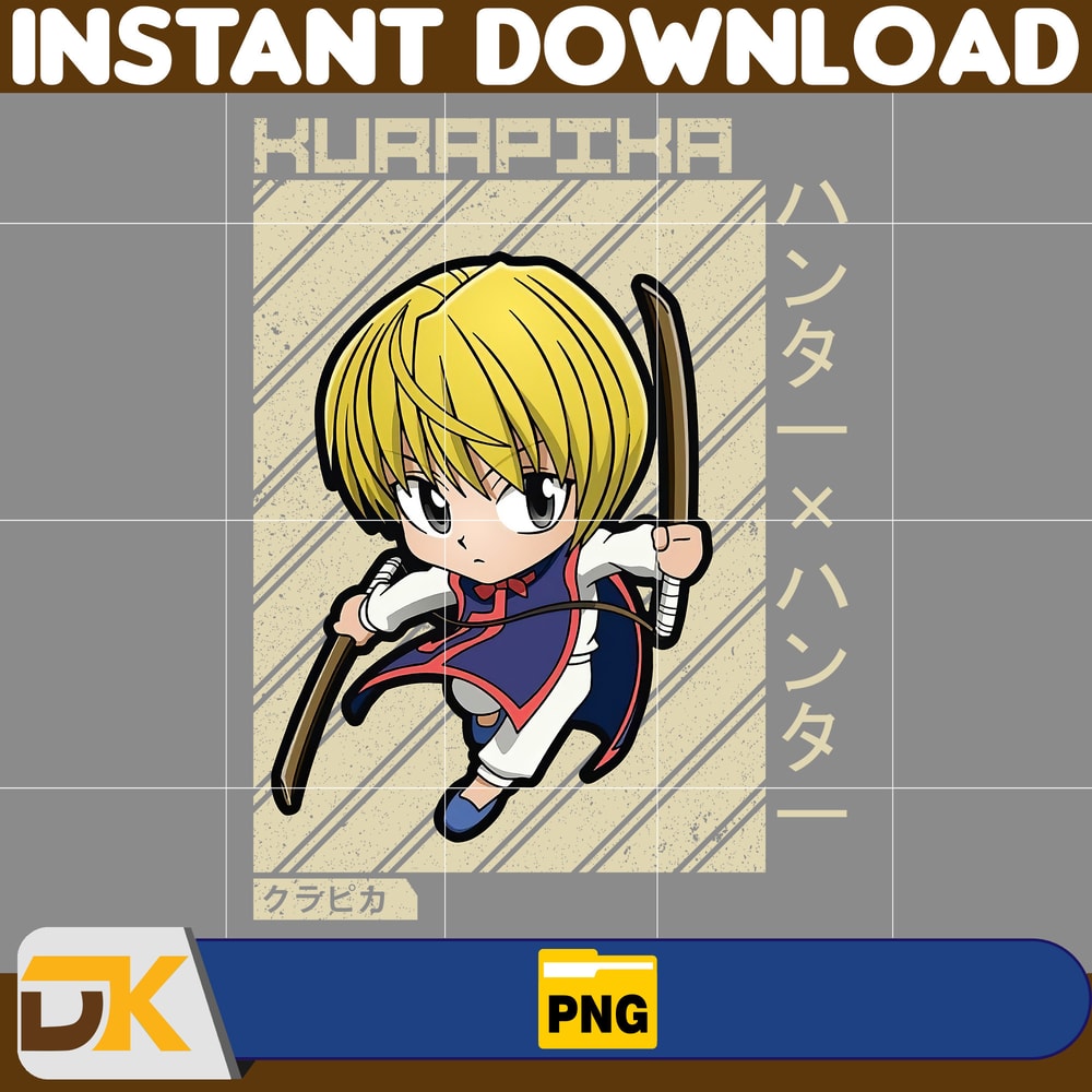 Kurapika Png, Anime Png, Japanese Png, Anime Silhouette Png, Anime Character, Anime Vector Files (12).jpg