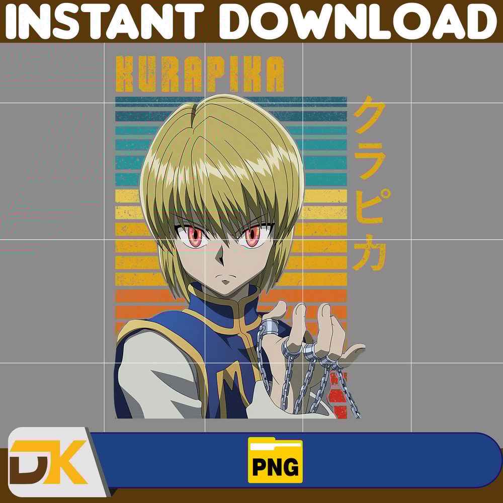 Kurapika Png, Anime Png, Japanese Png, Anime Silhouette Png, Anime Character, Anime Vector Files (6).jpg