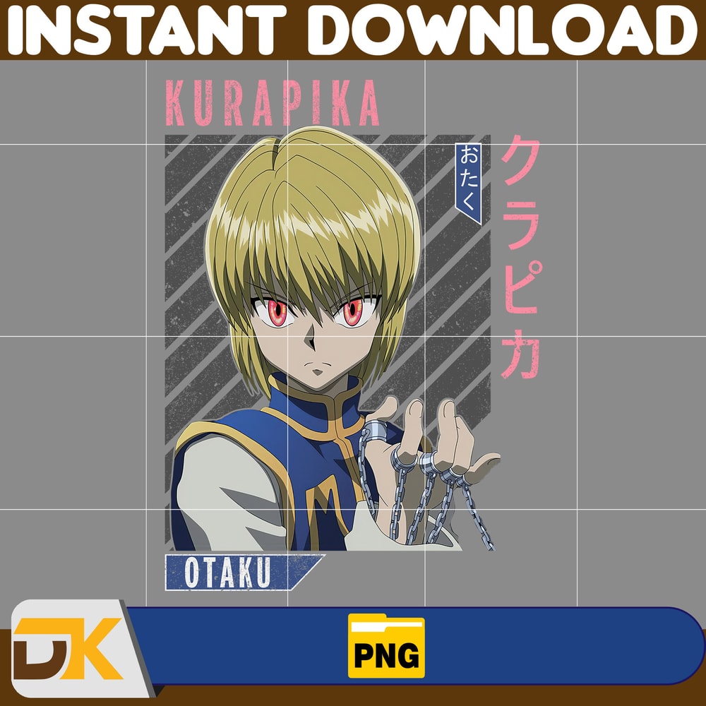 Kurapika Png, Anime Png, Japanese Png, Anime Silhouette Png, Anime Character, Anime Vector Files (8).jpg
