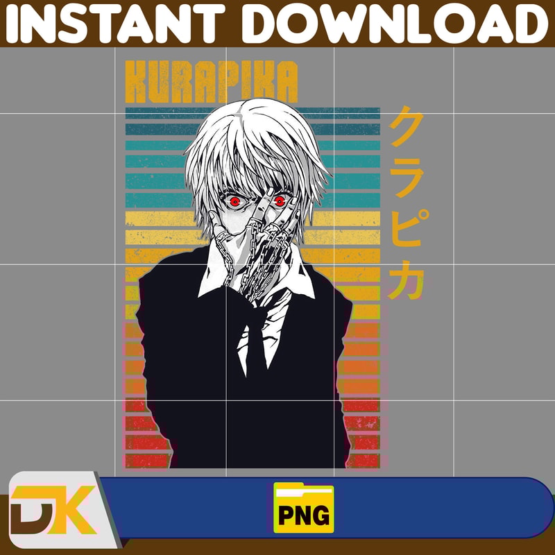 Kurapika Png, Anime Png, Japanese Png, Anime Silhouette Png, Anime Character, Anime Vector Files (19).jpg