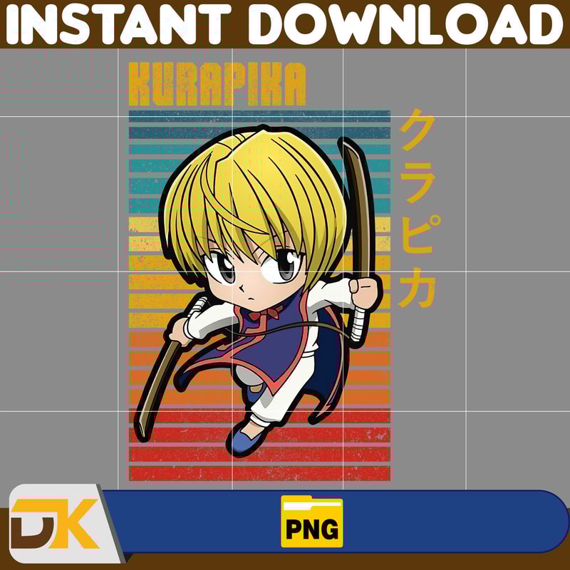 Kurapika Png, Anime Png, Japanese Png, Anime Silhouette Png, Anime Character, Anime Vector Files (20).jpg
