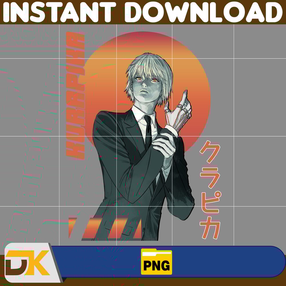 Kurapika Png, Anime Png, Japanese Png, Anime Silhouette Png, Anime Character, Anime Vector Files (26).jpg