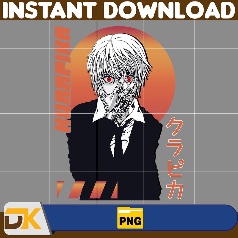 Kurapika Png, Anime Png, Japanese Png, Anime Silhouette Png, Anime Character, Anime Vector Files (27).jpg