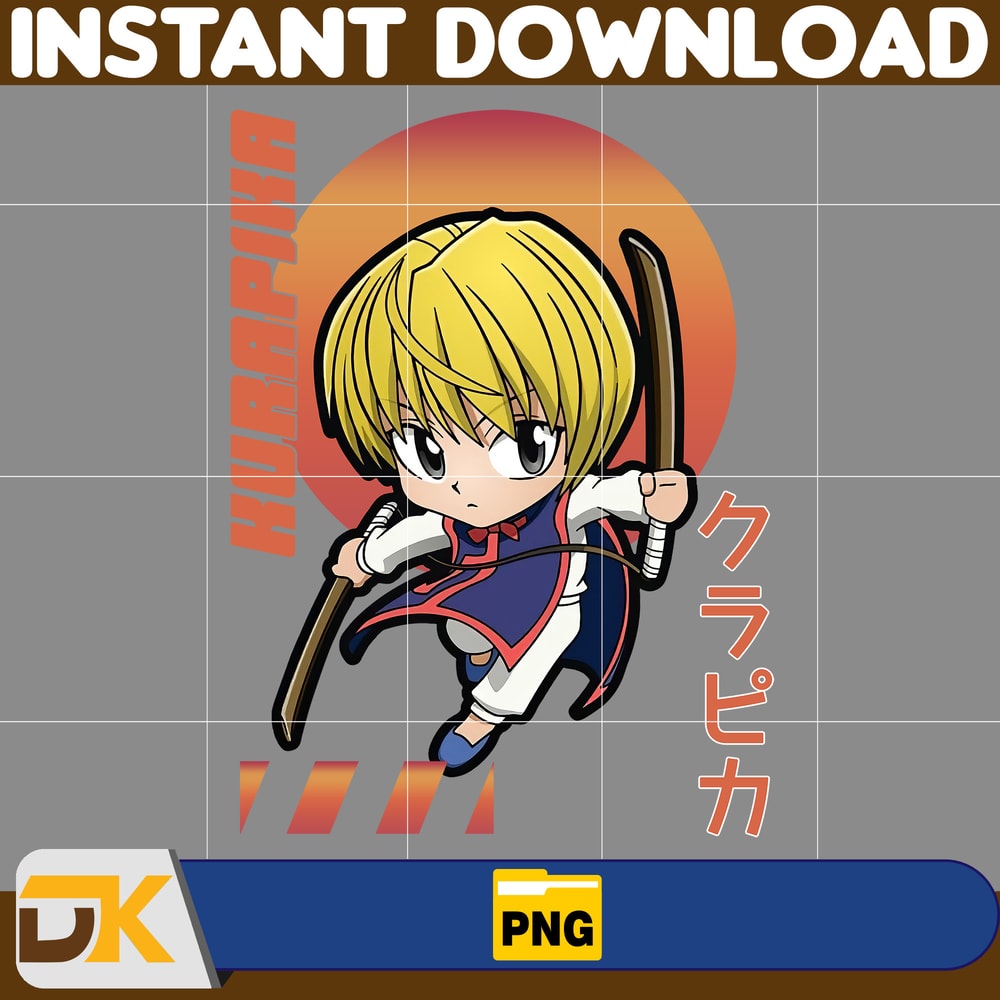 Kurapika Png, Anime Png, Japanese Png, Anime Silhouette Png, Anime Character, Anime Vector Files (28).jpg