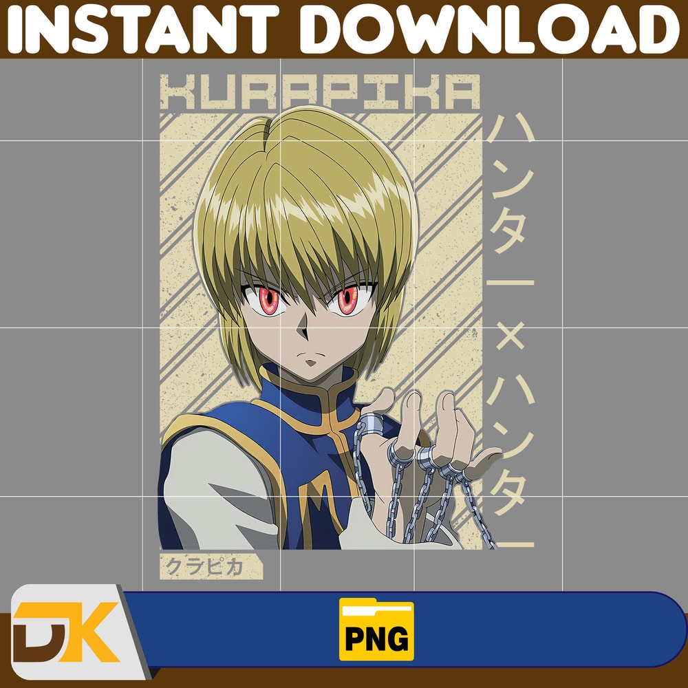 Kurapika Png, Anime Png, Japanese Png, Anime Silhouette Png, Anime Character, Anime Vector Files (33).jpg