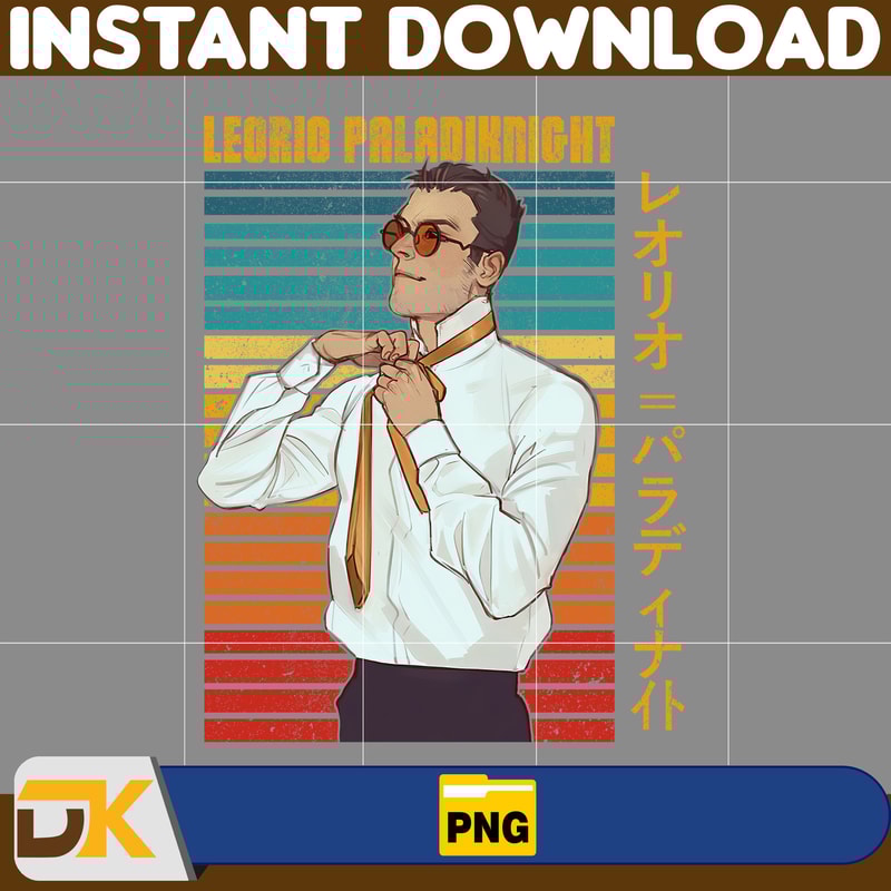 Leorio Paladiknight Png, Anime Png, Japanese Png, Anime Silhouette Png, Anime Character, Anime Vector Files (10).jpg