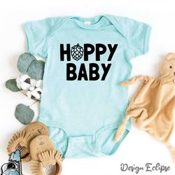 hoppy baby bodysuit, beer lover baby gift, beer gifts, funny baby clothes, infant clothing, newborn gifts, baby shower g