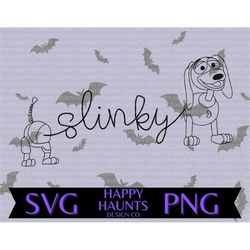 slinky dog svg, easy cut file for cricut, layered by colour
