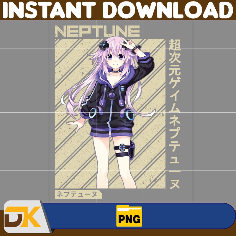 Neptune Png, Anime Png, Japanese Png, Anime Silhouette Png, Anime Character, Anime Vector Files (1).jpg