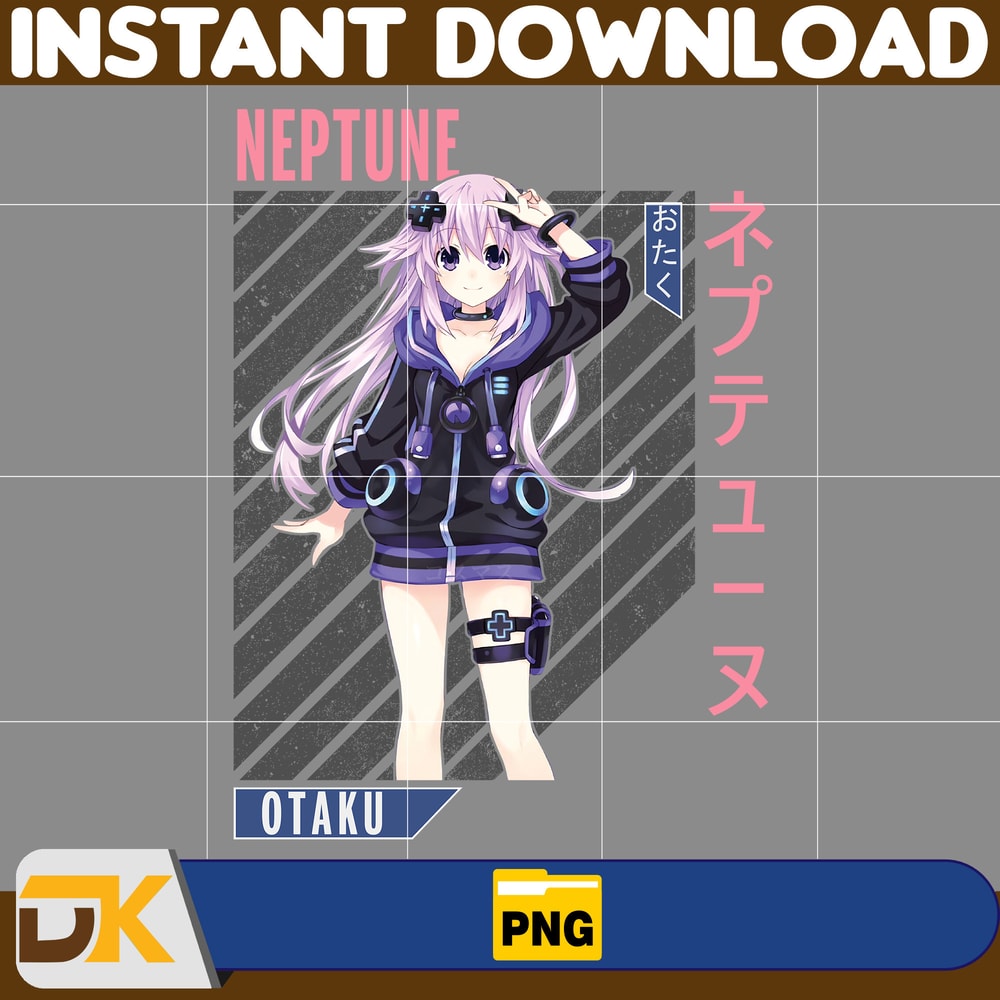 Neptune Png, Anime Png, Japanese Png, Anime Silhouette Png, Anime Character, Anime Vector Files (2).jpg