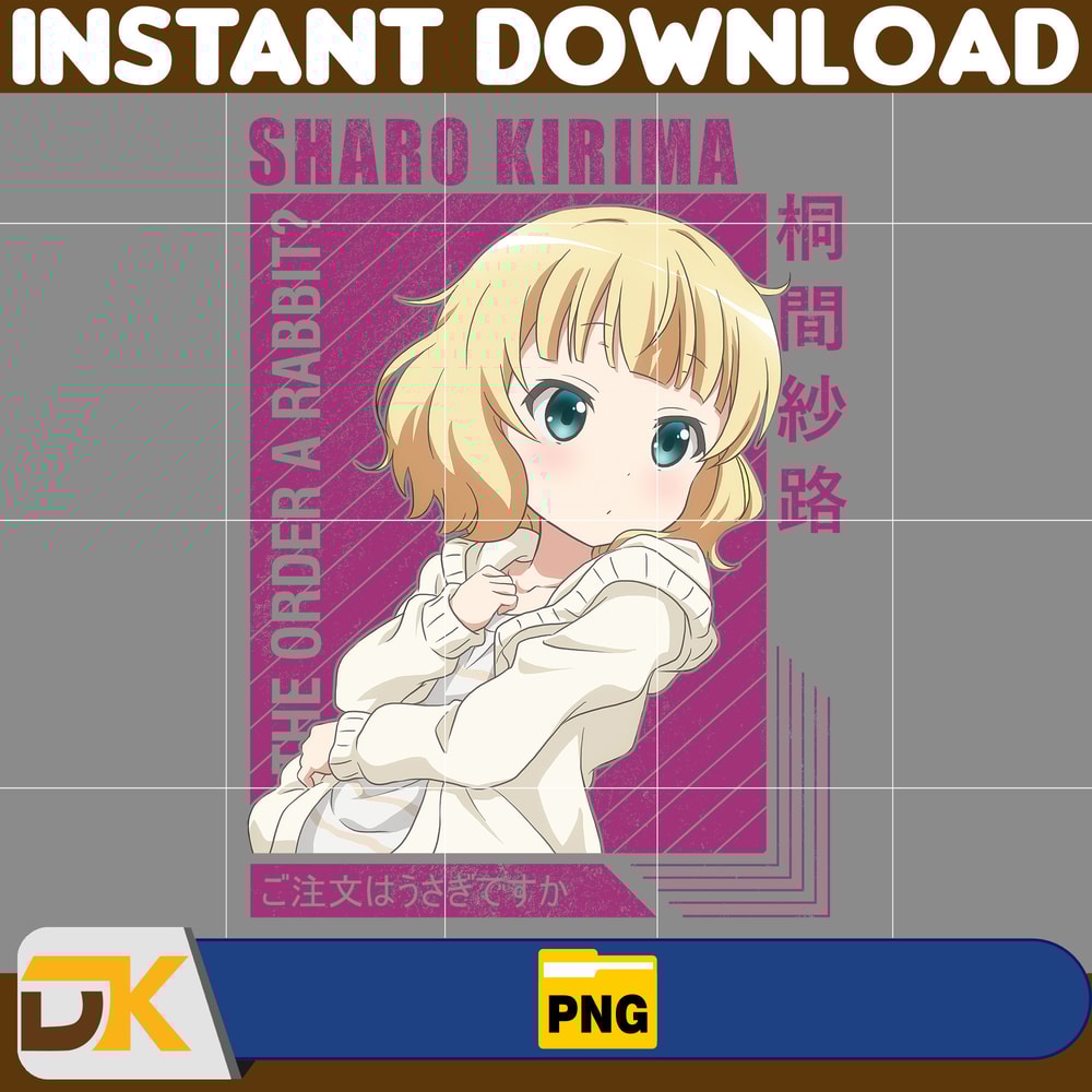 Sharo Kirima Png, Anime Png, Japanese Png, Anime Silhouette Png, Anime Character, Anime Vector Files (12).jpg