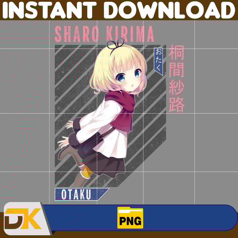 Sharo Kirima Png, Anime Png, Japanese Png, Anime Silhouette Png, Anime Character, Anime Vector Files (5).jpg