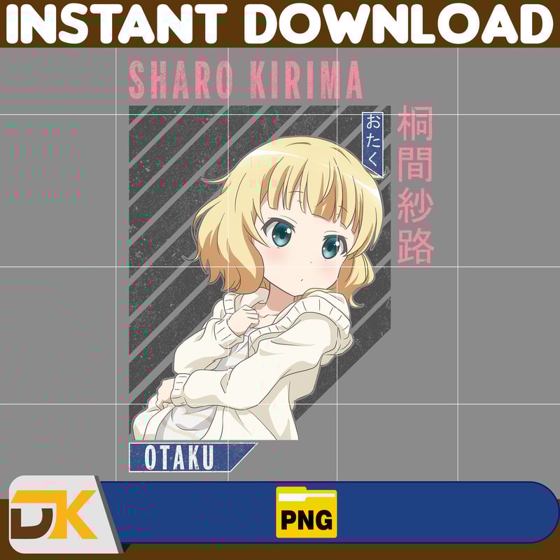 Sharo Kirima Png, Anime Png, Japanese Png, Anime Silhouette Png, Anime Character, Anime Vector Files (6).jpg