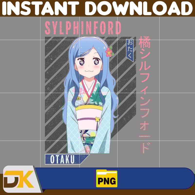 Sylphinford Tachibana Png, Anime Png, Japanese Png, Anime Silhouette Png, Anime Character, Anime Vector Files (3).jpg