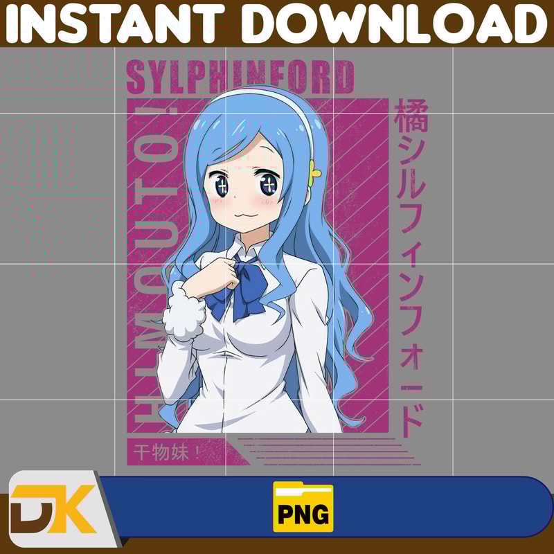 Sylphinford Tachibana Png, Anime Png, Japanese Png, Anime Silhouette Png, Anime Character, Anime Vector Files (6).jpg