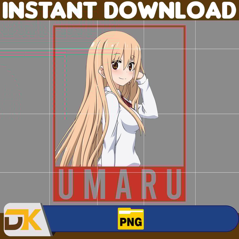 Umaru Doma Png, Anime Png, Japanese Png, Anime Silhouette Png, Anime Character, Anime Vector Files (2).jpg