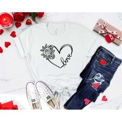 love heart shirt, valentines day love shirt, valentines love shirt, valentines heart shirt, gift for valentines day, gif