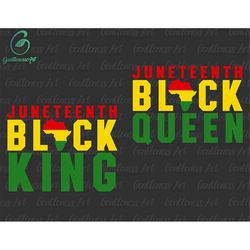 juneteenth svg, bundle juneteenth black queen black king svg, black live matter svg, african american svg, melanin svg,