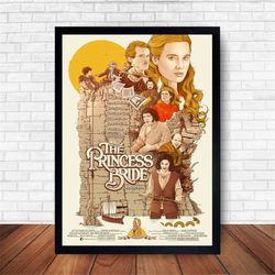 the princess bride movie poster canvas wall art home decor (no frame)