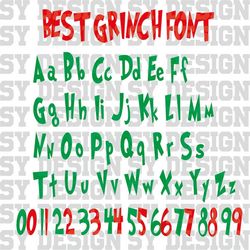 grinch font svg,grinch otfgrinch clipart,grinch alphabet,grinch cricut, font cartoon letters svg