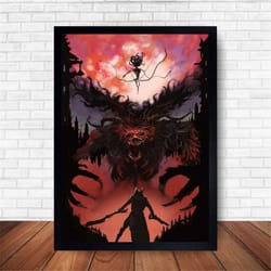 bloodborne the hunter movie poster canvas wall art home decor (no frame)