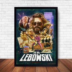big lebowski movie poster canvas wall art home decor (no frame)