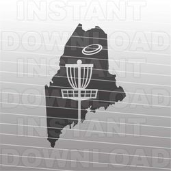 disc golf svg file,disc golf tournament svg,maine disc golf svg -vector format commercial/personal use- cricut,silhouett