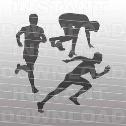 boys track and field svg file,boys cross country runner svg -vector art commercial & personal use- cricut,silhouette,cam