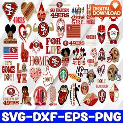 Bundle 50 Files San Francisco 49ers Football Teams Svg, San - Inspire Uplift