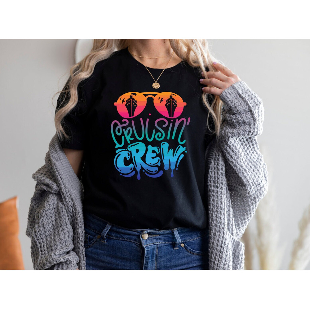 Cruisin Crew Shirt, Ocean Vacay Tee, Cool Family Cruise Shirts, Birtday Cruise Crew Shirts, Trendy Vacation Shirts, Personalized Cruise Gift - 4.jpg