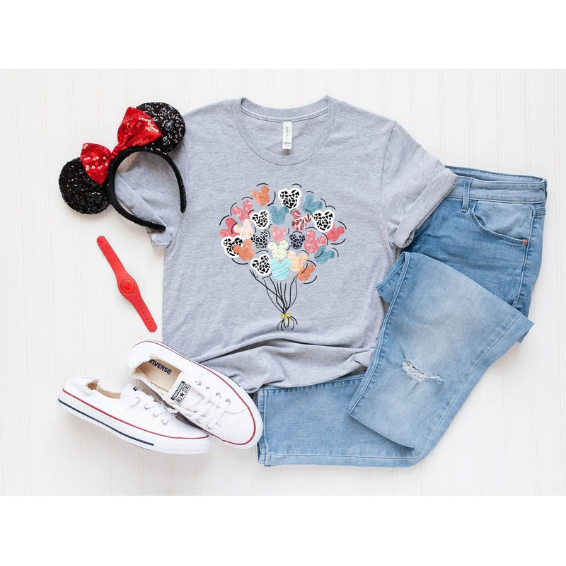 Disney Animal Kingdom Balloons Shirt, Colorful Vacay Shirt, Disney Aesthetic Shirt, Disneyworld Shirt, Disney Family Shirt - 1.jpg