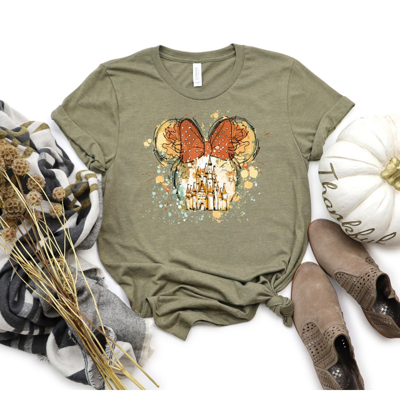 Disney Castle Shirt, Disney Vacation T-Shirt, Disney Trip Tee, Disney Family Shirt, Family Vacation Shirt, Disney Watercolor Castle, Disney - 2.jpg