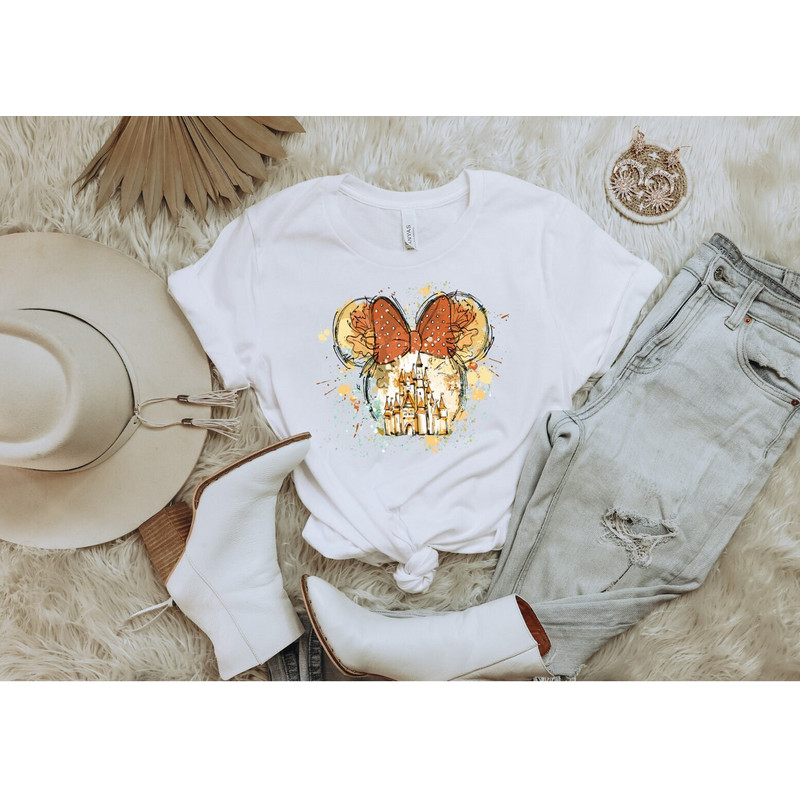 Disney Castle Shirt, Disney Vacation T-Shirt, Disney Trip Tee, Disney Family Shirt, Family Vacation Shirt, Disney Watercolor Castle, Disney - 6.jpg