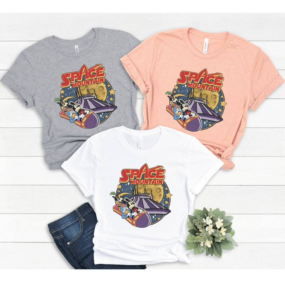 Disney Space Astronauts Shirt, 90's Space Mountain Shirt, Tomorrowland Tee, Disney World Shirt, Disneyland Shirt,Disney Park - 2.jpg