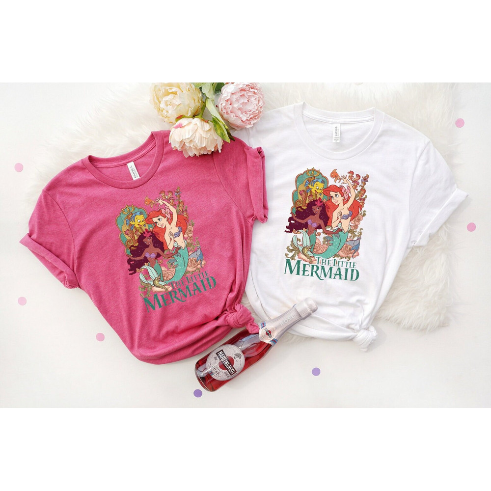 Disney The Little Mermaid Comfort Colors® Shirt, Ariel Princess Shirt, Vintage Disney Princess Shirt, Disneyworld Shirt, Disney Girl Shirt - 2.jpg