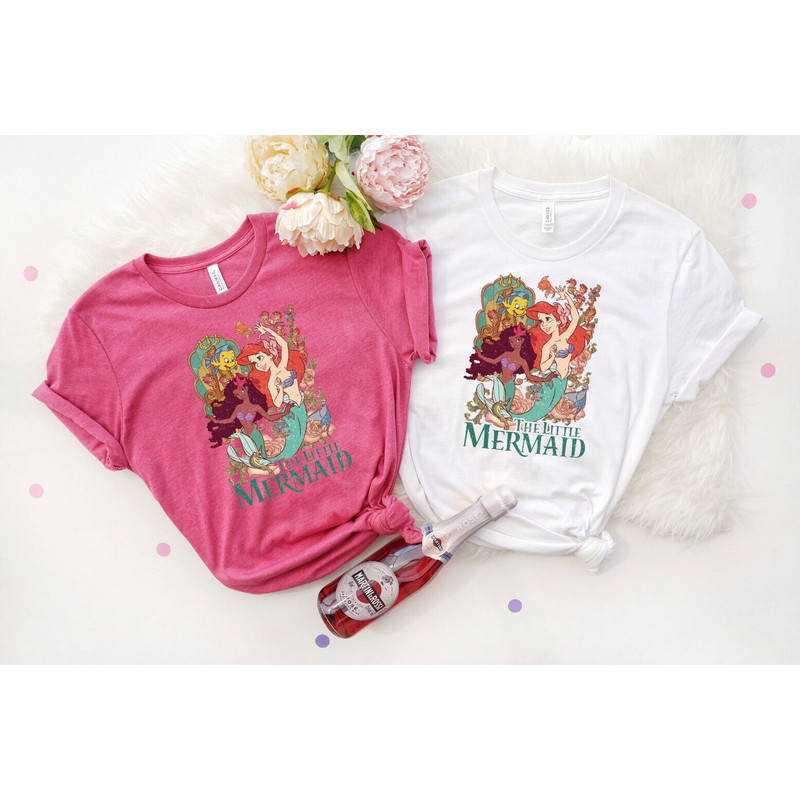 Disney The Little Mermaid Comfort Colors® Shirt, Ariel Princess Shirt, Vintage Disney Princess Shirt, Disneyworld Shirt, Disney Girl Shirt - 2.jpg