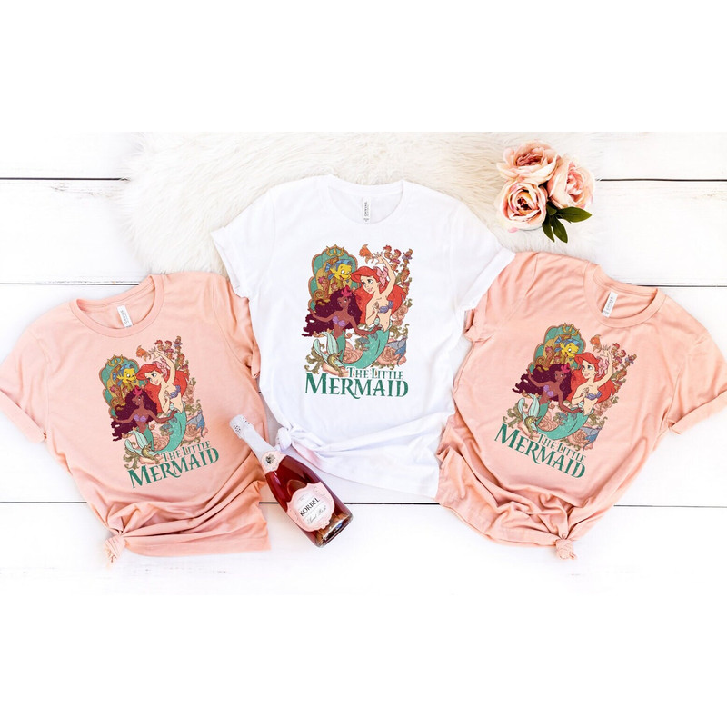 Disney The Little Mermaid Comfort Colors® Shirt, Ariel Princess Shirt, Vintage Disney Princess Shirt, Disneyworld Shirt, Disney Girl Shirt - 3.jpg