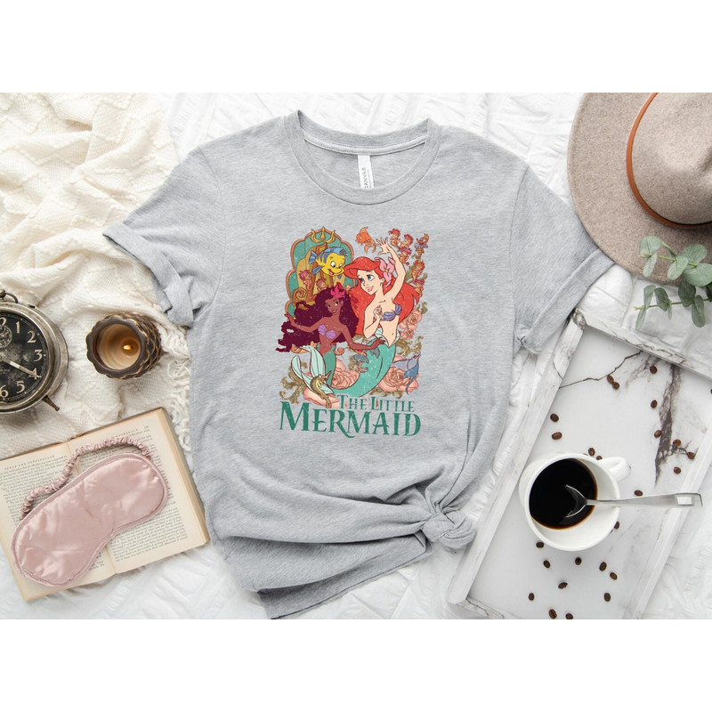 Disney The Little Mermaid Comfort Colors® Shirt, Ariel Princess Shirt, Vintage Disney Princess Shirt, Disneyworld Shirt, Disney Girl Shirt - 4.jpg