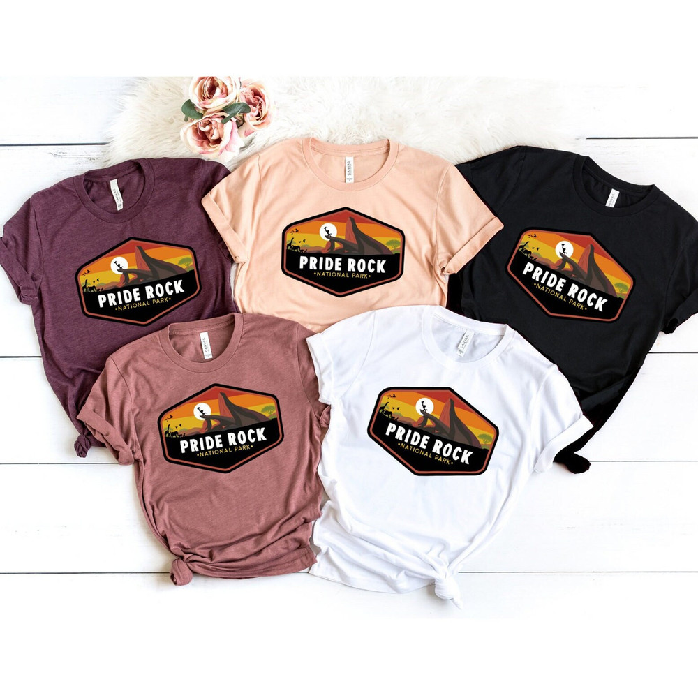 Lion King Disney T-Shirt, Pride Rock National Park Shirt, Disney Simba Shirt, Disney Lion King Shirt, Unisex, Animal Kingdom Shirt Gift - 1.jpg