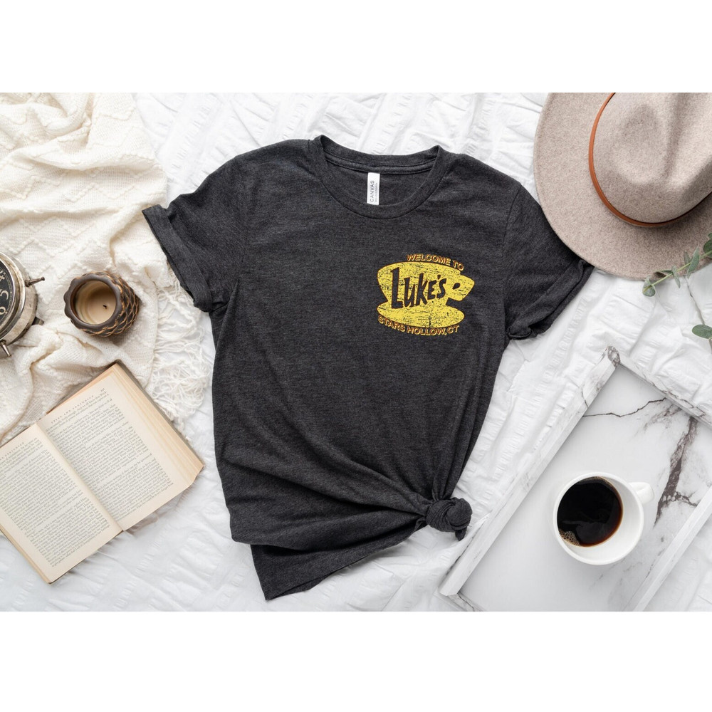 Luke's Diner Stars Hollow Shirt, Retro Text Luke's Diner Shirt,Vintage Style Stars Hollow Shirt Gift,Gilmore Girls Shirt, Luke's Diner Shirt - 1.jpg