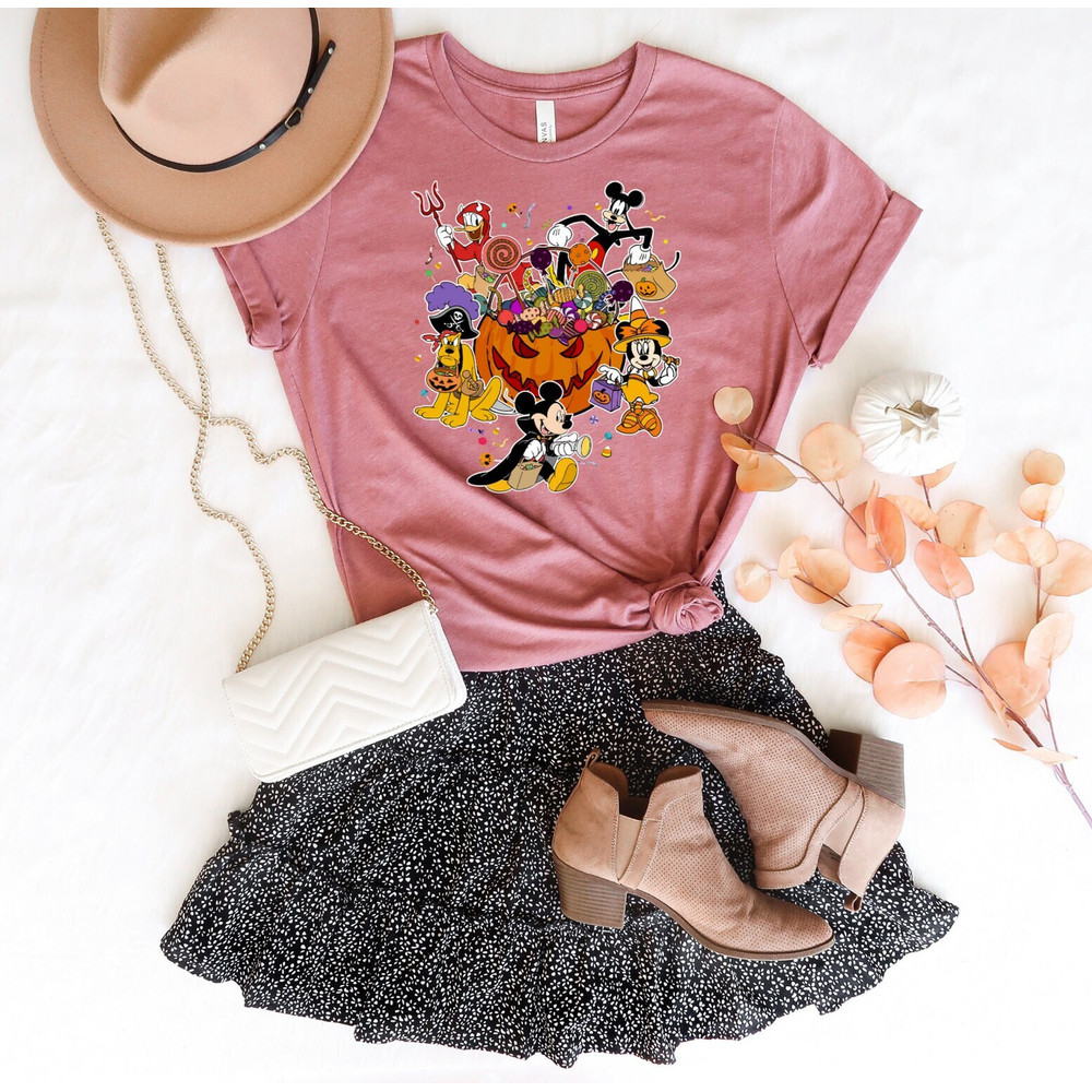 Mickey Pumpkin Shirt, Mickey Spooky Season Halloween Shirt, Disney Spooky Shirt, Disney Halloween Shirt, Disney Trip Shirt - 2.jpg