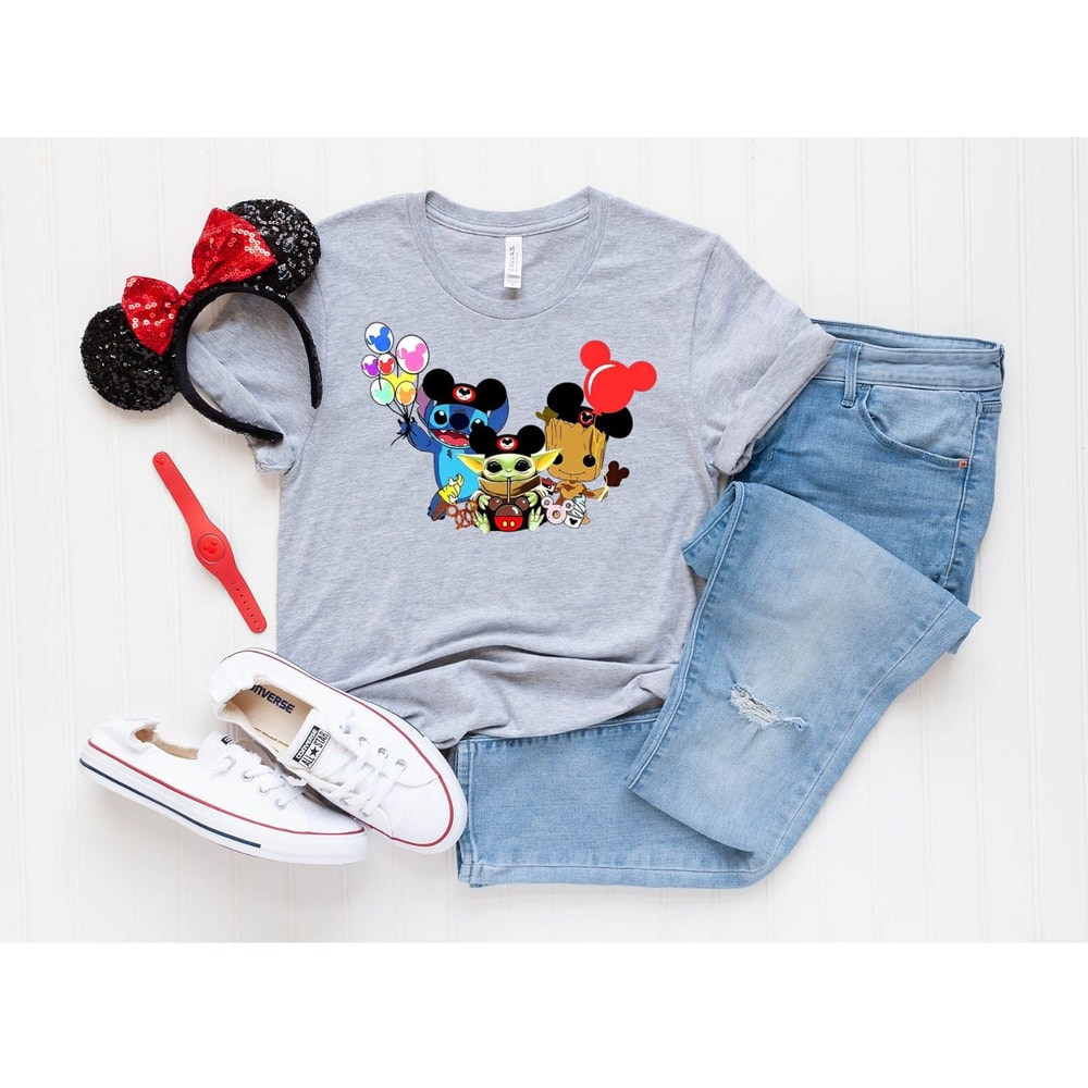 Mickey Shirt, Stitch, Baby Yoda, Baby Groot Shirt, Stitch & Baby Yoda Snacks Shirt, Disneyworld Family Shirt, Disneyland Shirts, Disney Ears - 5.jpg