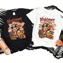 nightmare on main street shirt, halloween disney shirt, halloween mickey shirt, vintage mickey shirt, disney shirt, disn