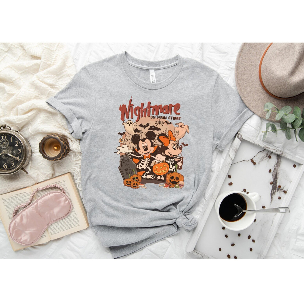Nightmare On Main Street Shirt, Halloween Disney Shirt, Halloween Mickey Shirt, Vintage Mickey Shirt, Disney Shirt, Disney Family Vacation - 3.jpg