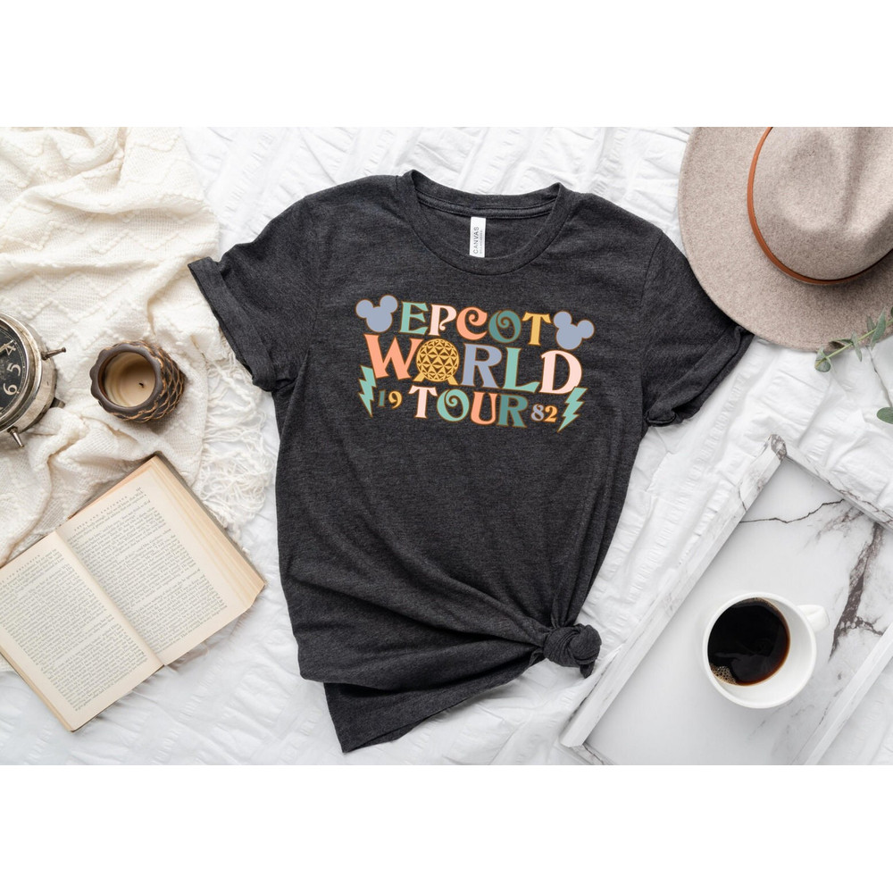 Two-Sided Retro Epcot World Tour Shirt, Mickey And Friends, Retro Disney Epcot Center 1982 Shirt, Retro Disney Shirt - 3.jpg