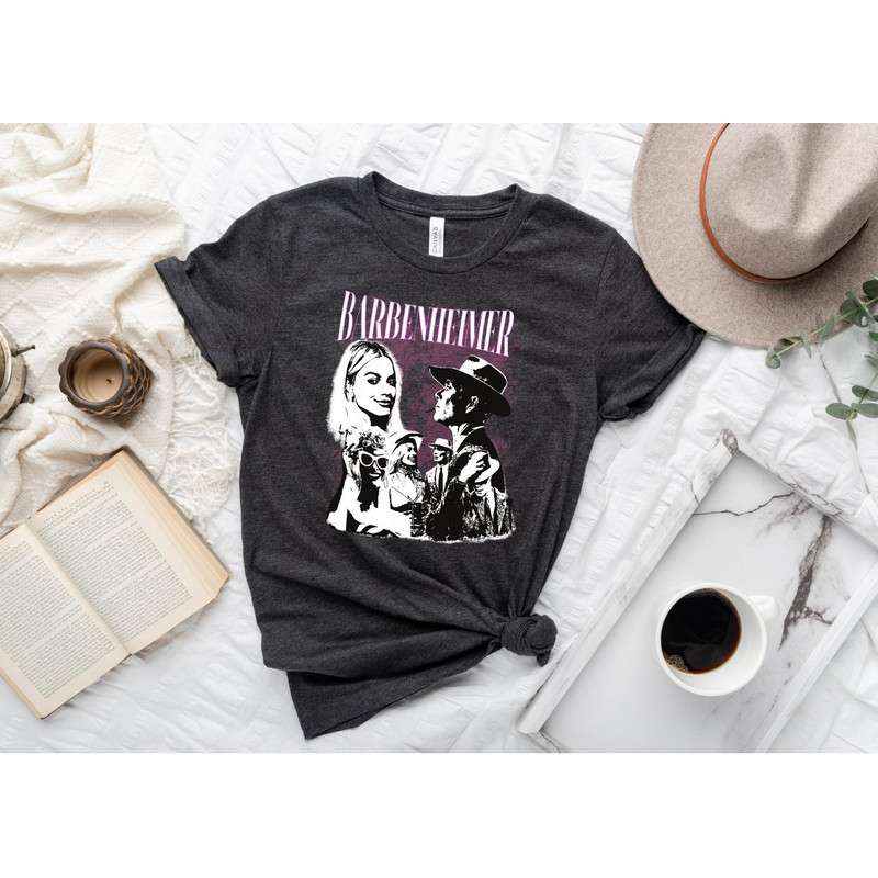 Vintage Barbenheimer Shirt,  Barbenheimer Shirt, Comeon Baby Lets go party shirt, Oppenheimer Shirt, Funny Movie Tshirt - 5.jpg