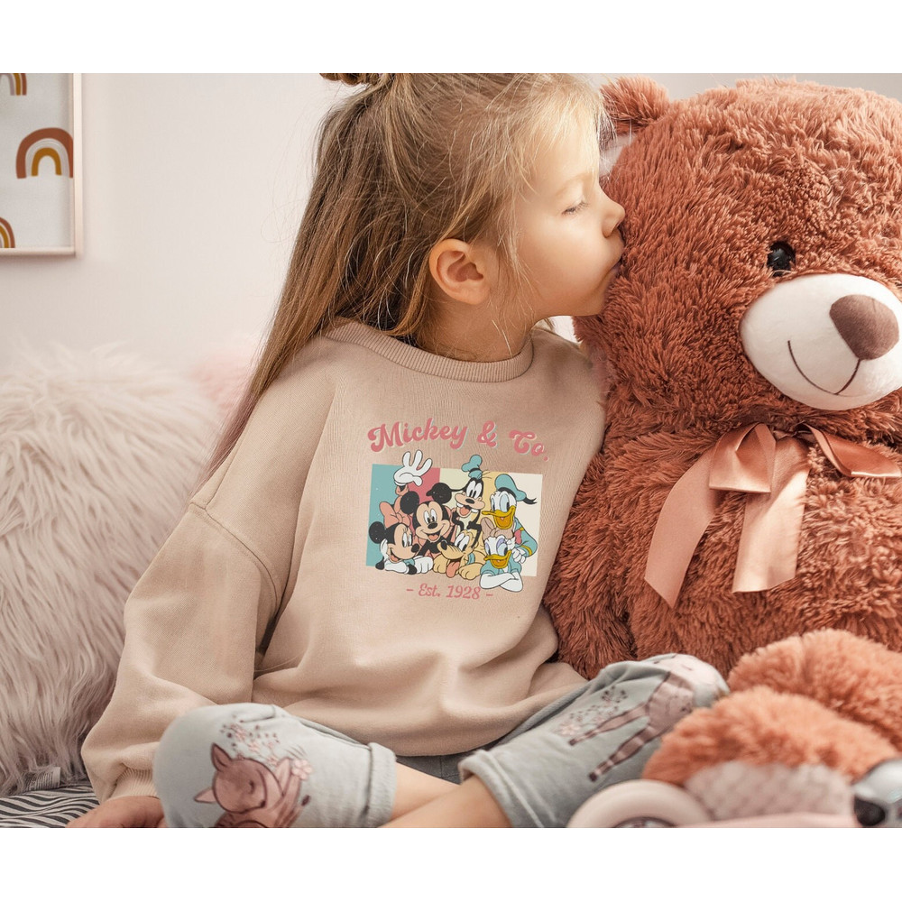 Vintage Disney Mickey And Co, Est 1928 Sweatshirt, Disneyworld Sweatshirt, 2023 Family Vacation Shirt, Disneyworld shirts - 3.jpg