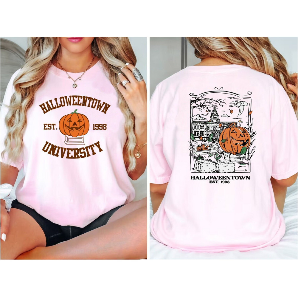 Vintage Halloweentown 1998 Shirt, 2 Side Halloweentown University Shirt, Fall Shirt, Halloweentown Shirt, Halloween Shirt - 2.jpg