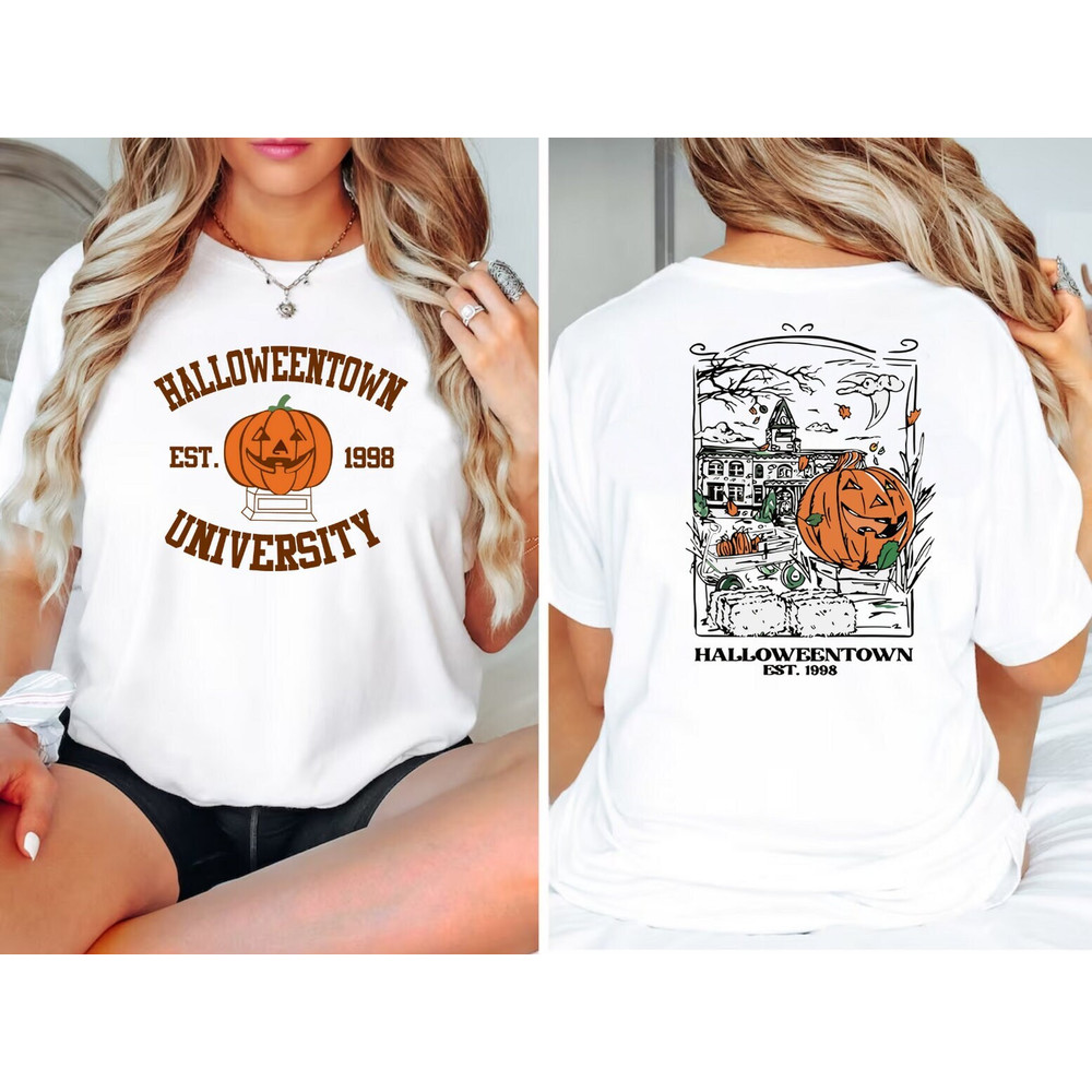Vintage Halloweentown 1998 Shirt, 2 Side Halloweentown University Shirt, Fall Shirt, Halloweentown Shirt, Halloween Shirt - 5.jpg