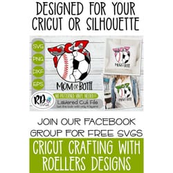 mom of both svg, soccer svg, baseball mom svg, baseball svg, soccer mom svg, cricut, layered, cut file, camo svg, mom sv